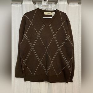 VINTAGE Penmans Brown Striped Knit Sweater